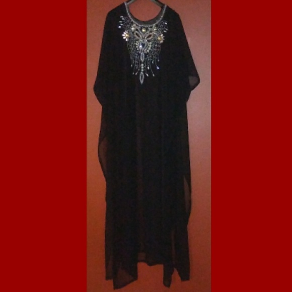 Other - Black Bling Tall Girl Swim Coverup